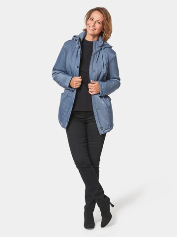 Goldner Winterjacke in Blau