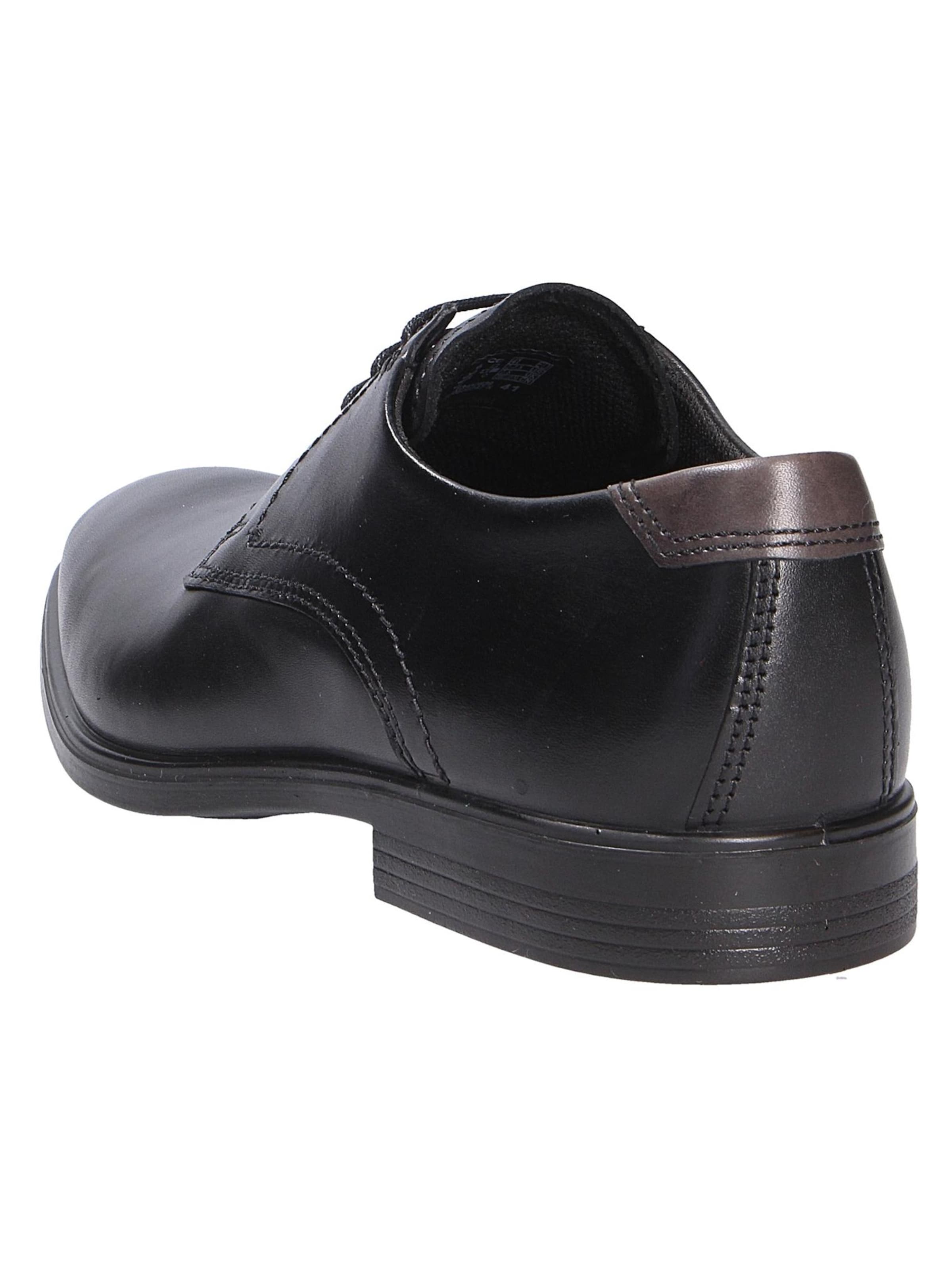 ECCO Schnürschuh 'Melbourne' in Schwarz