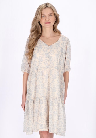 Usha - Vestido em branco: frente