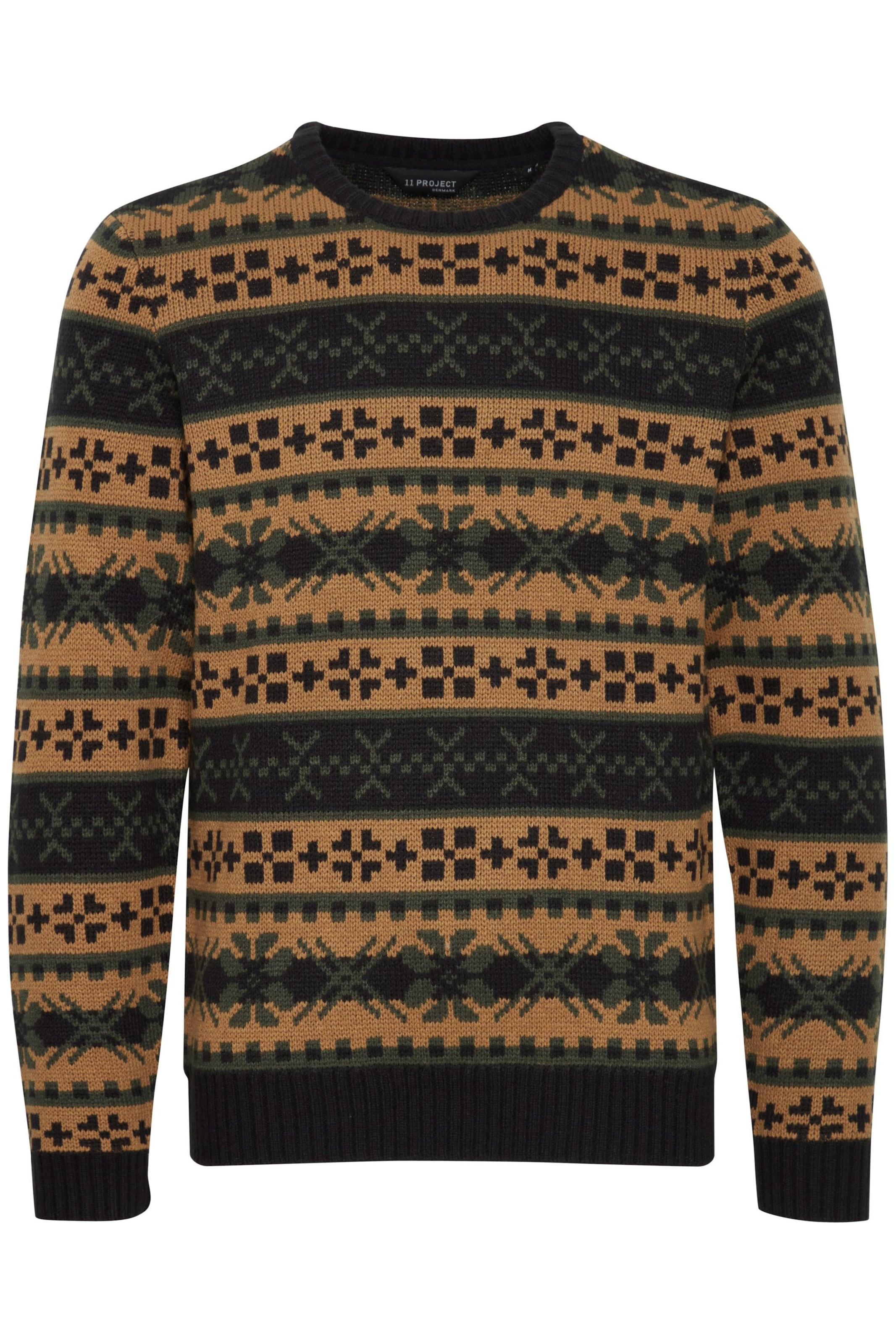 11 Project - Pullover em mistura de cores: frente