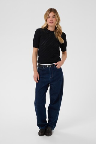 SAINT TROPEZ Pullover in Schwarz