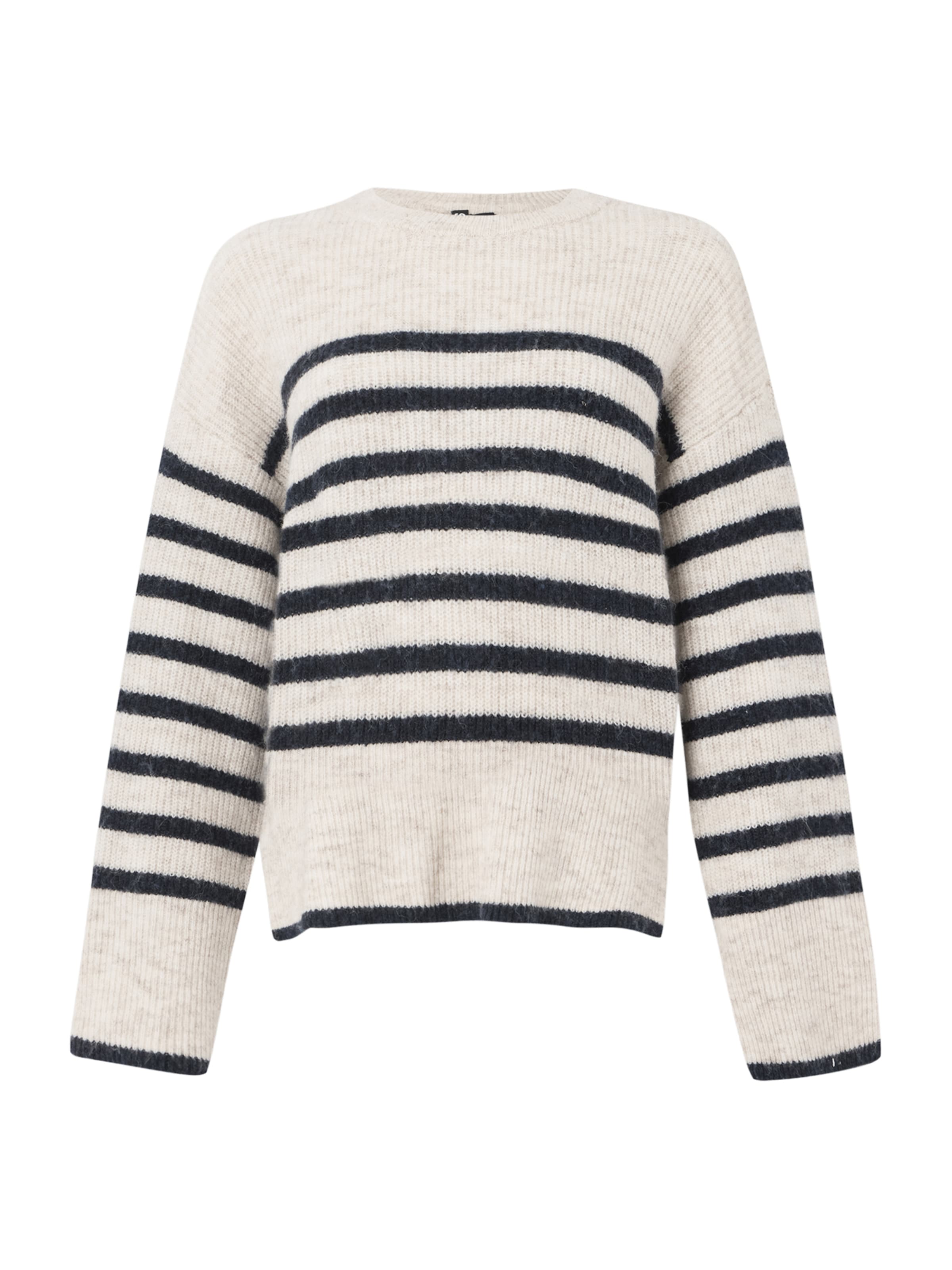 PIECES Πουλόβερ 'PCLINE' σε γκρι: μπροστά