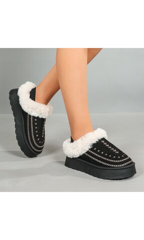 Ital-Design Mules in Black: front