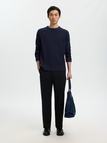 SELECTED - Jersey 'SLMBraun' en azul