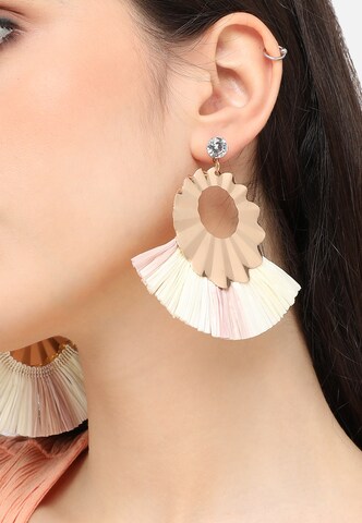 Boucles d'oreilles 'Jeanna' SOHI en mélange de couleurs : devant