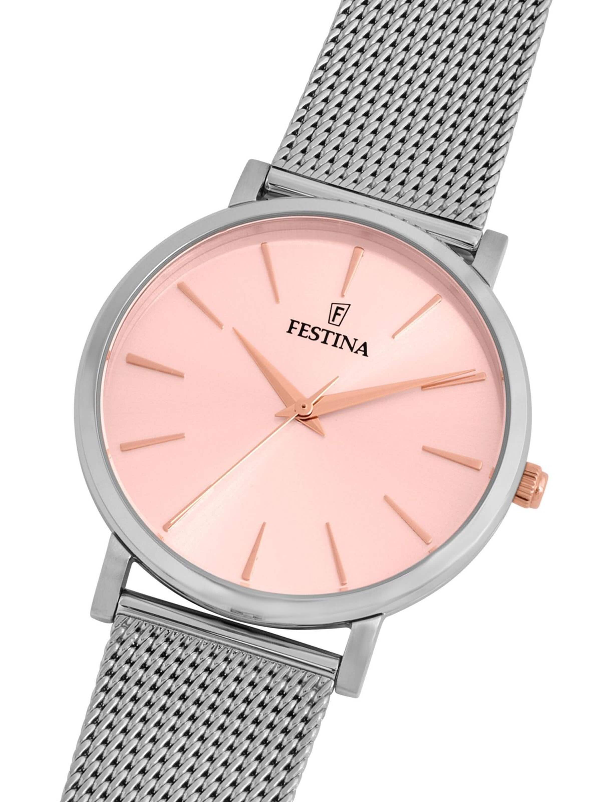 FESTINA Analoog horloge 'Watch Boyfriend Collection' in Roze