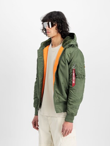 ALPHA INDUSTRIES Between-Season Jacket 'MA-1' in Green