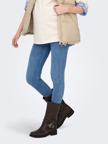 Only Maternity Skinny Τζιν 'OLMPower' σε μπλε: μπροστά