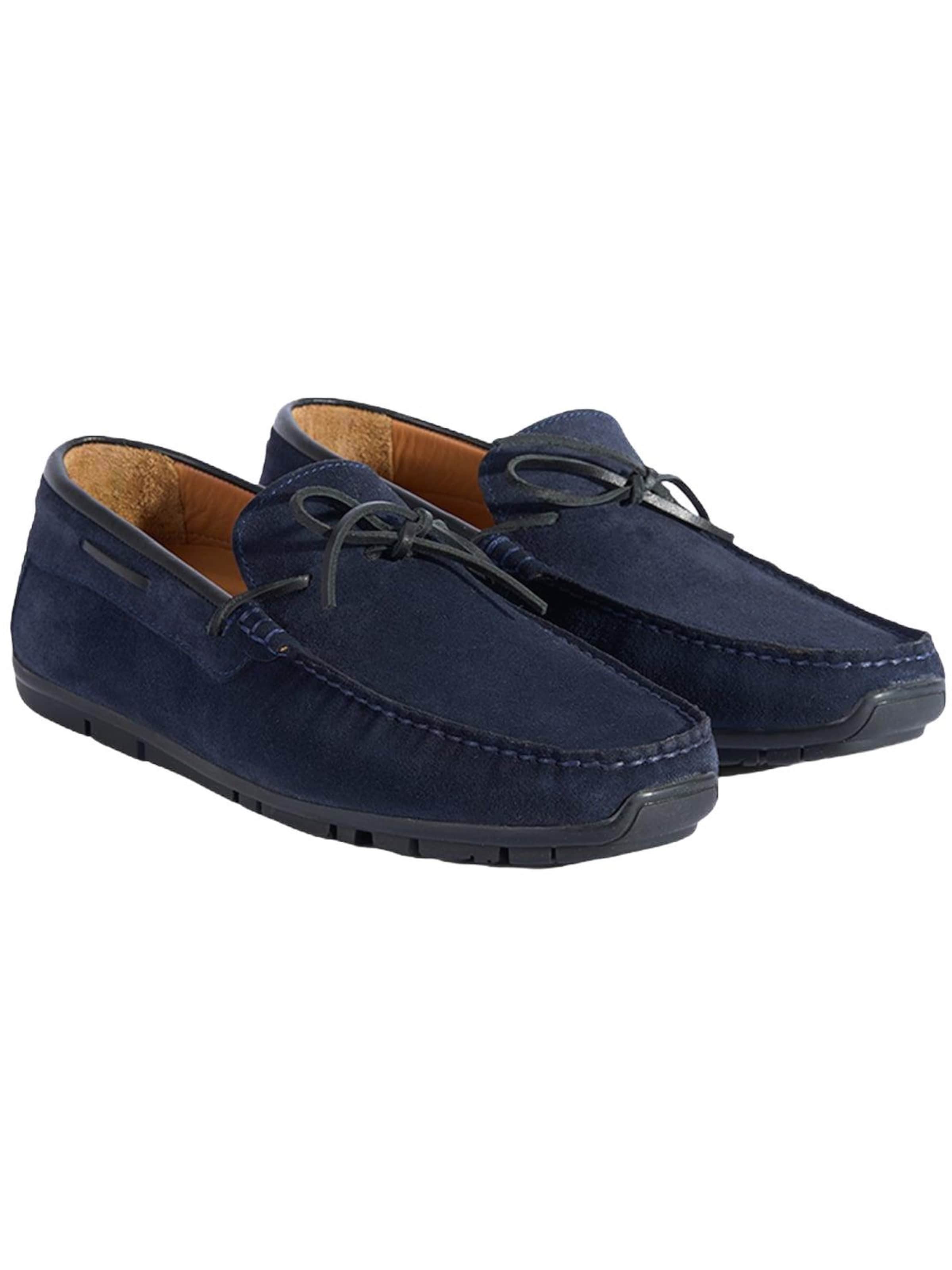 Mocassin 'DESA Herren-Schnürslipper aus Wildleder' Desa en bleu : devant