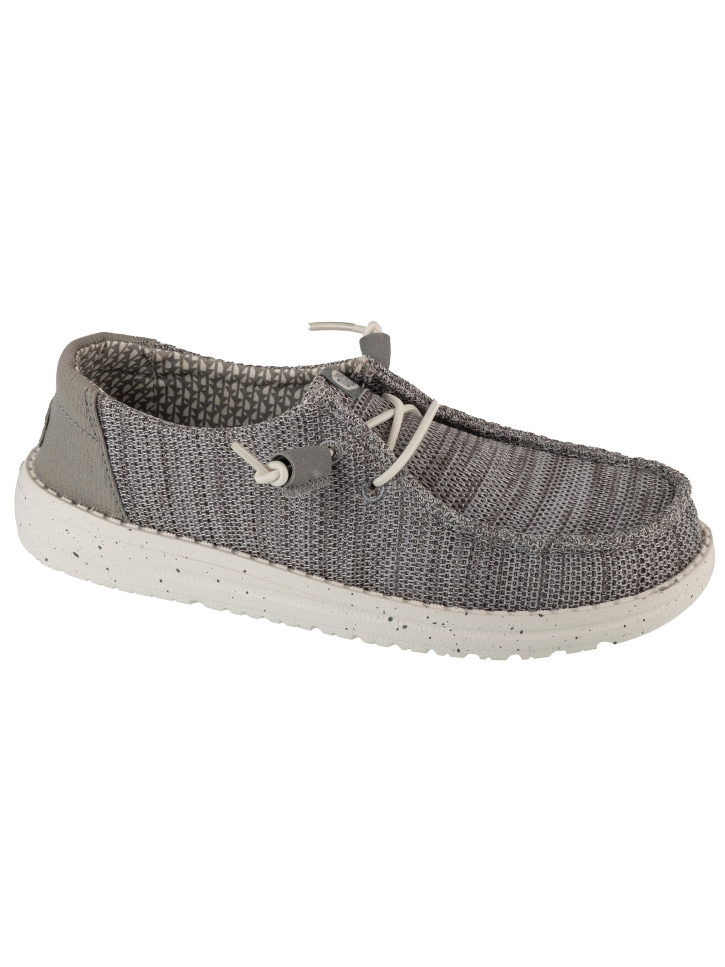 HEY DUDE Moccasins 'Wendy Stretch Sox' in Grey: front