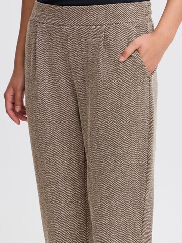ICHI Tapered Chinohose 'KATE' in Beige