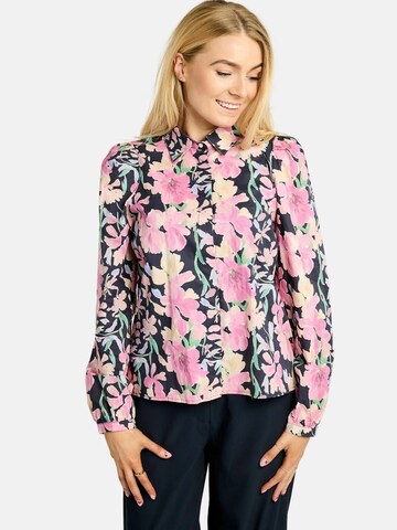 T-shirt ' FLORA ' Liberte Essentiel en bleu : devant