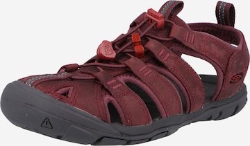 Sandales KEEN en rouge : devant