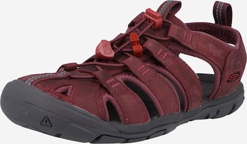 KEEN - Sandale en rojo: frente