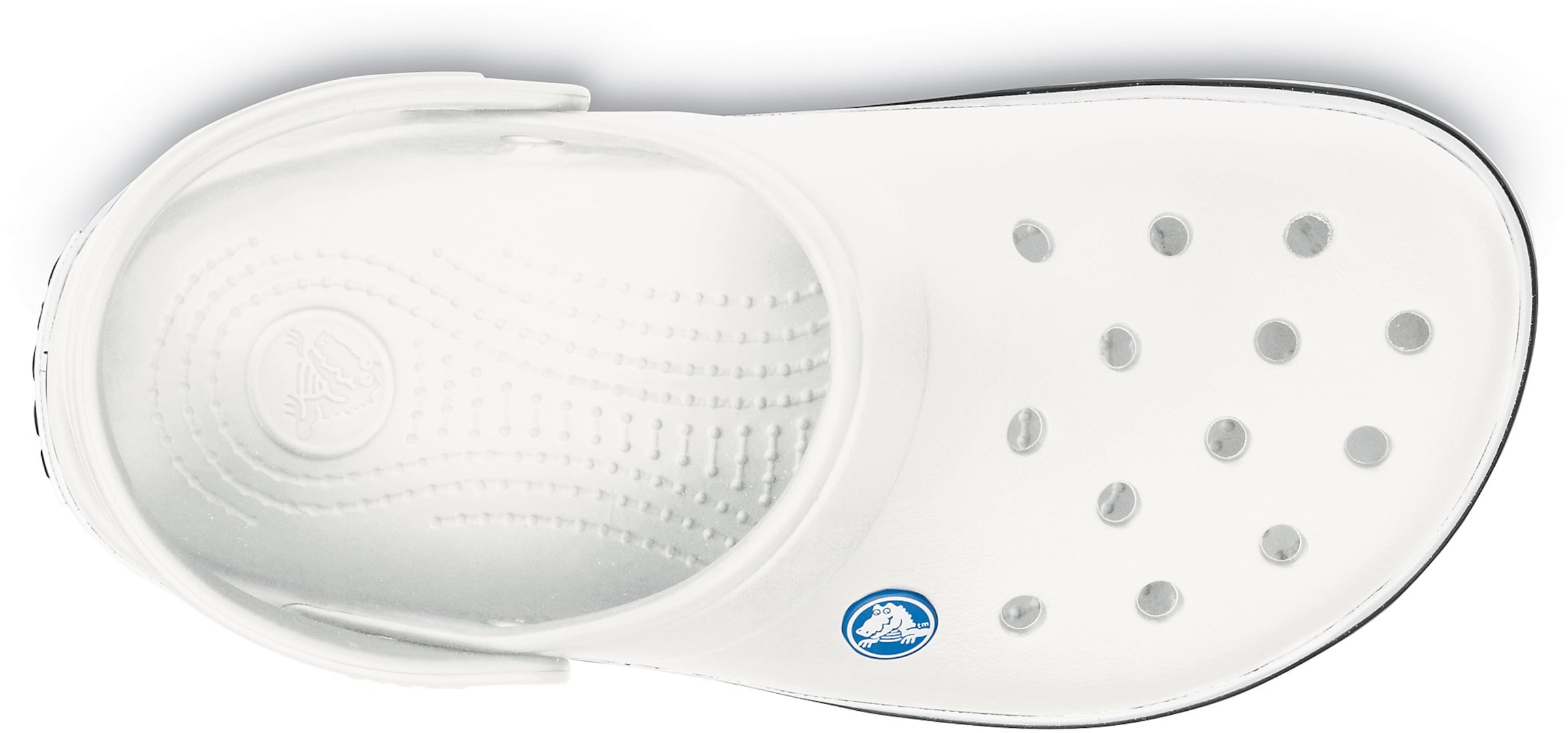 Crocs Clogs 'Crocband' in Weiß