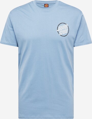 T-Shirt Santa Cruz en bleu : devant