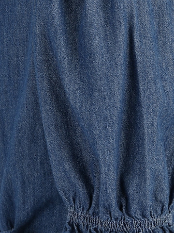 Pieces Tall - Vestido camisero 'HOPE' en azul