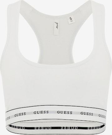 GUESS Bralette Bra in White: front