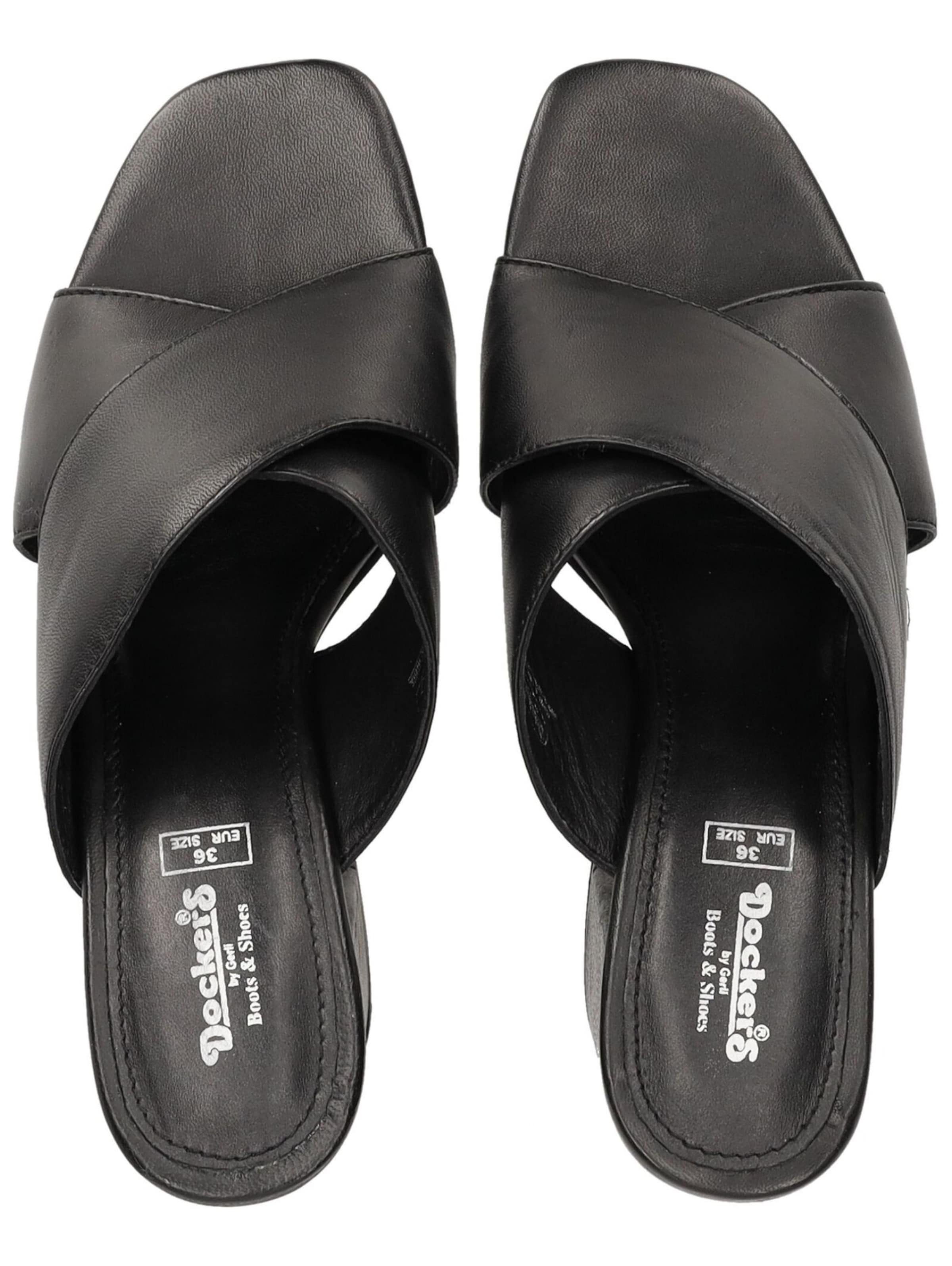 Mule Dockers by Gerli en noir