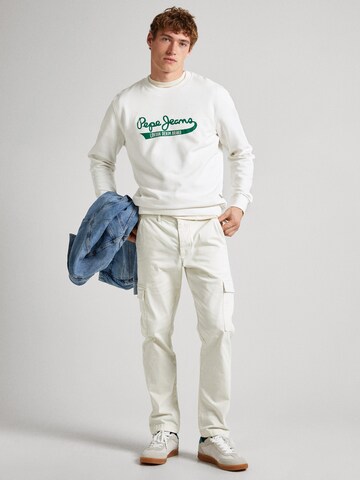 Pepe Jeans Sweatshirt 'ROI' i hvid