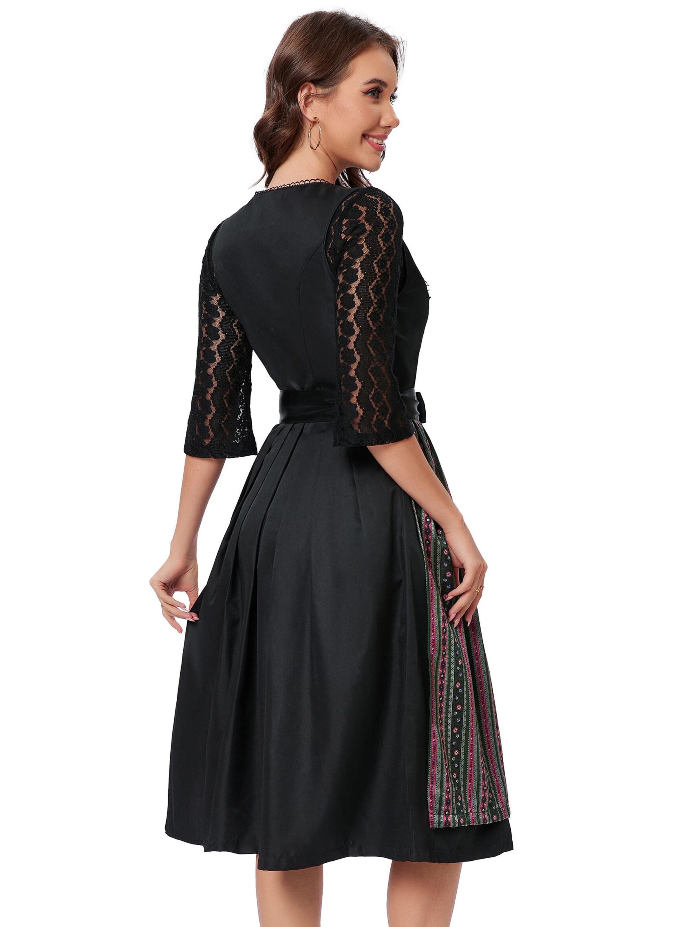 Yesfashion Dirndl in Black