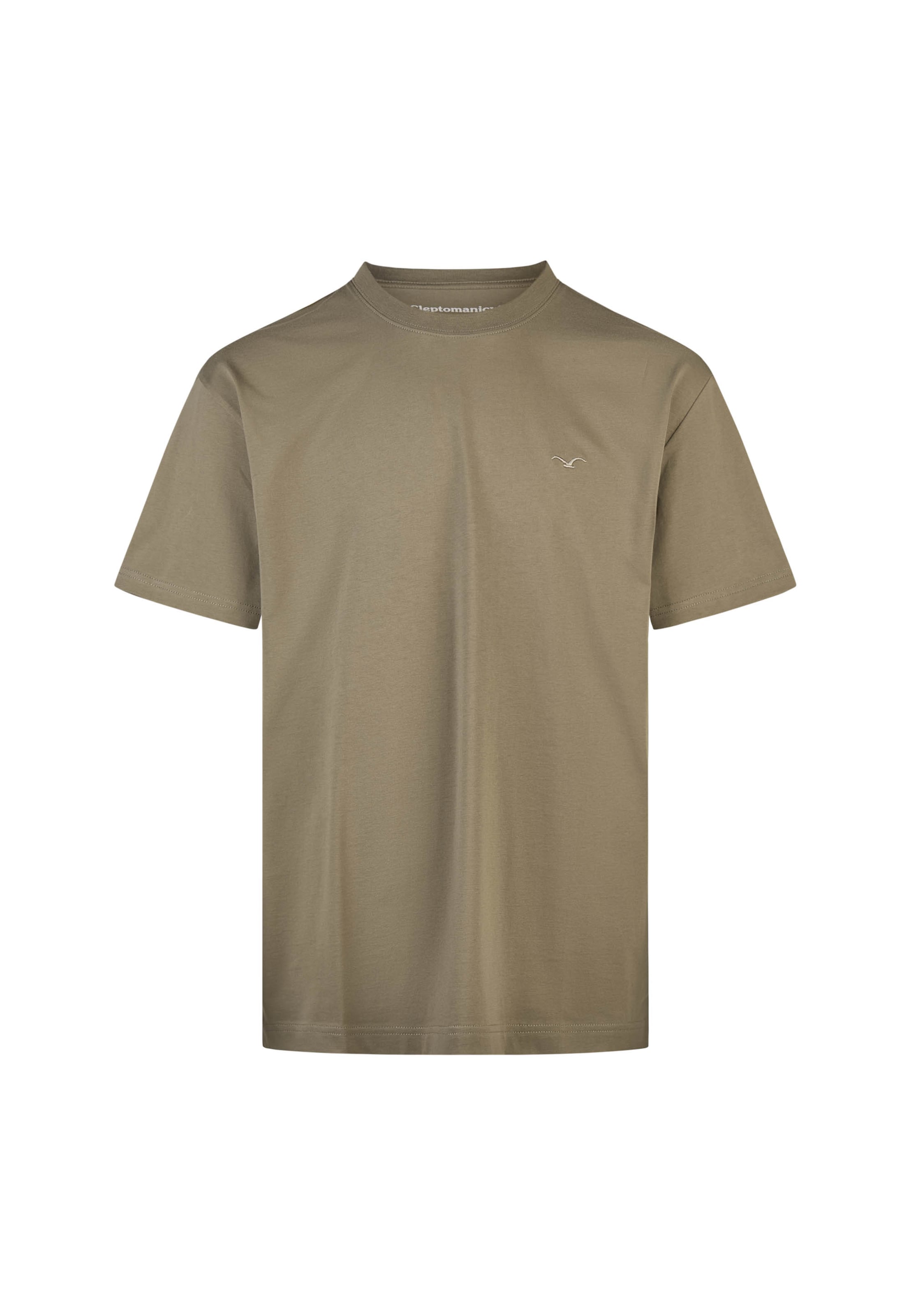 Cleptomanicx T-Shirt 'Ligull Boxy 2' in Braun: Vorderseite