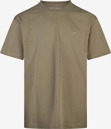 Cleptomanicx Shirt 'Ligull Boxy 2' in Brown: front