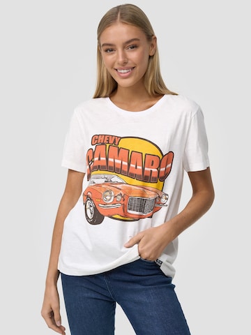 Recovered Shirt 'Chevy Camaro' in Weiß: predná strana