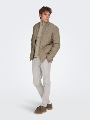 Only & Sons Övergångsjacka 'ONSART' i beige