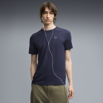 T-Shirt 'Essentials' PUMA en bleu : devant