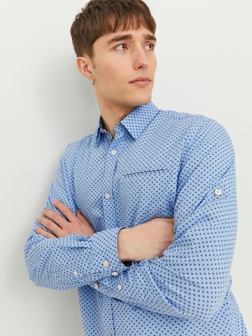 Slim fit Camicia di JACK & JONES in blu