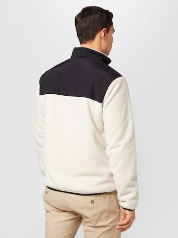 JACK & JONES Fleece jacket 'Blake' in Beige