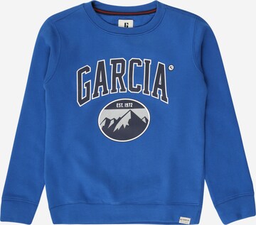 GARCIA Regular fit Sweatshirt in Blauw: voorkant