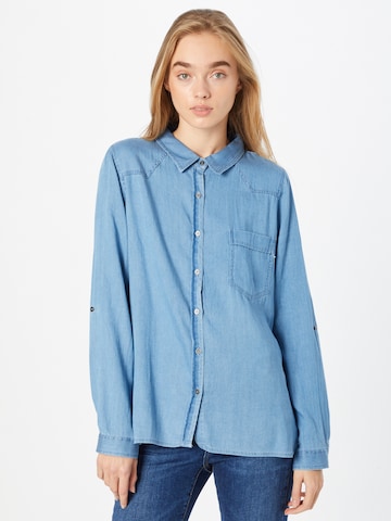 ZABAIONE Blouse 'Judith' in Blauw: voorkant