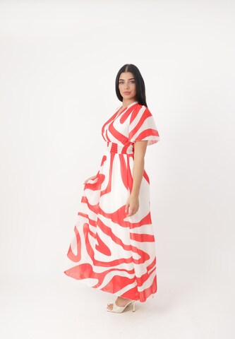 Elara Summer dress in Red