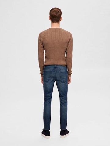 Coupe slim Jean '175' SELECTED HOMME en bleu