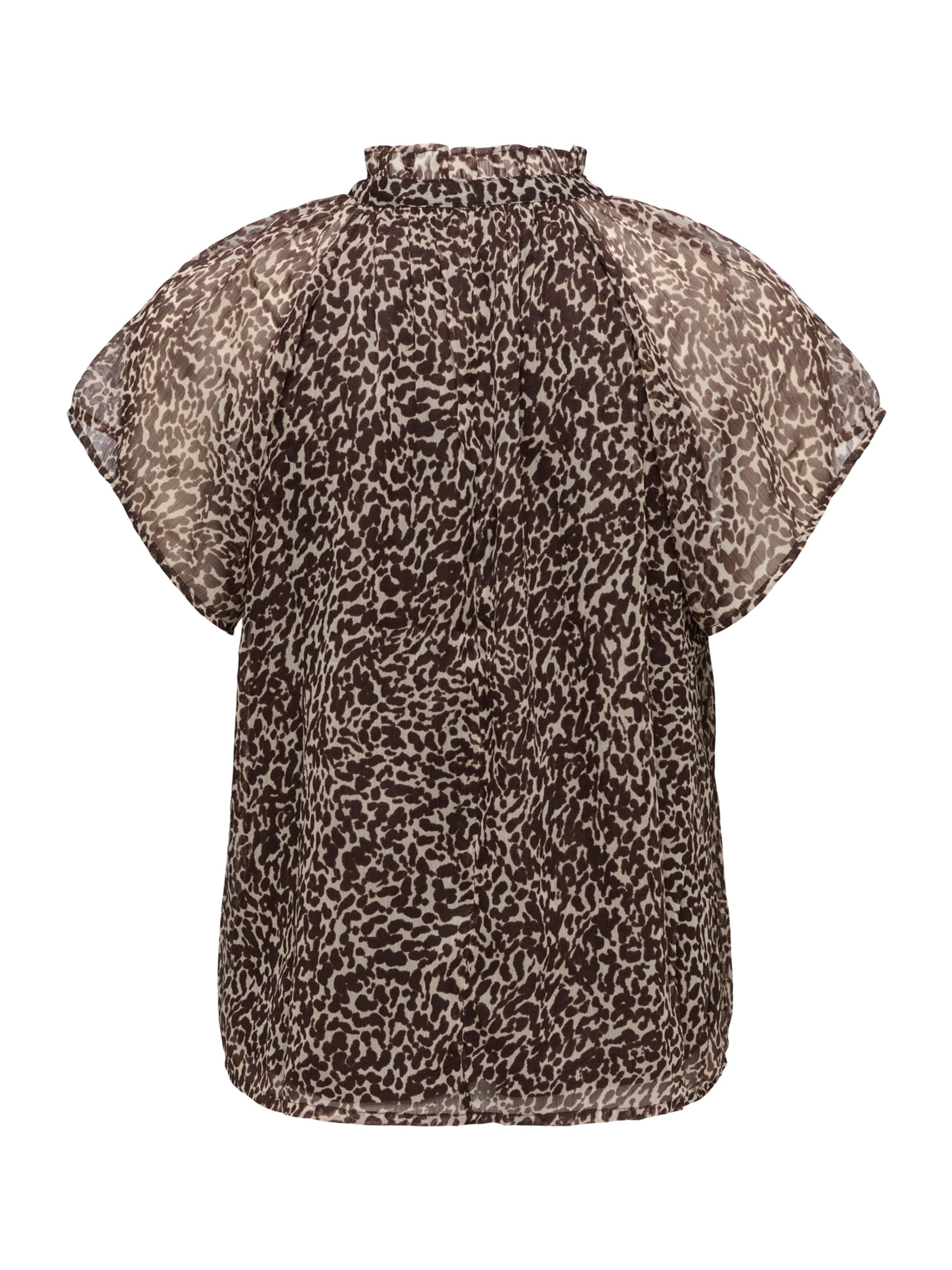 ONLY Blouse 'ONLLERI-PENINNA' in Bruin