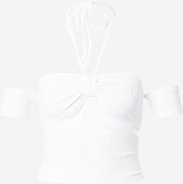 The Frolic Top in White: front