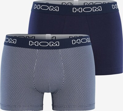 HOM Boxers 'Lys #1' en bleu foncé / blanc, Vue avec produit