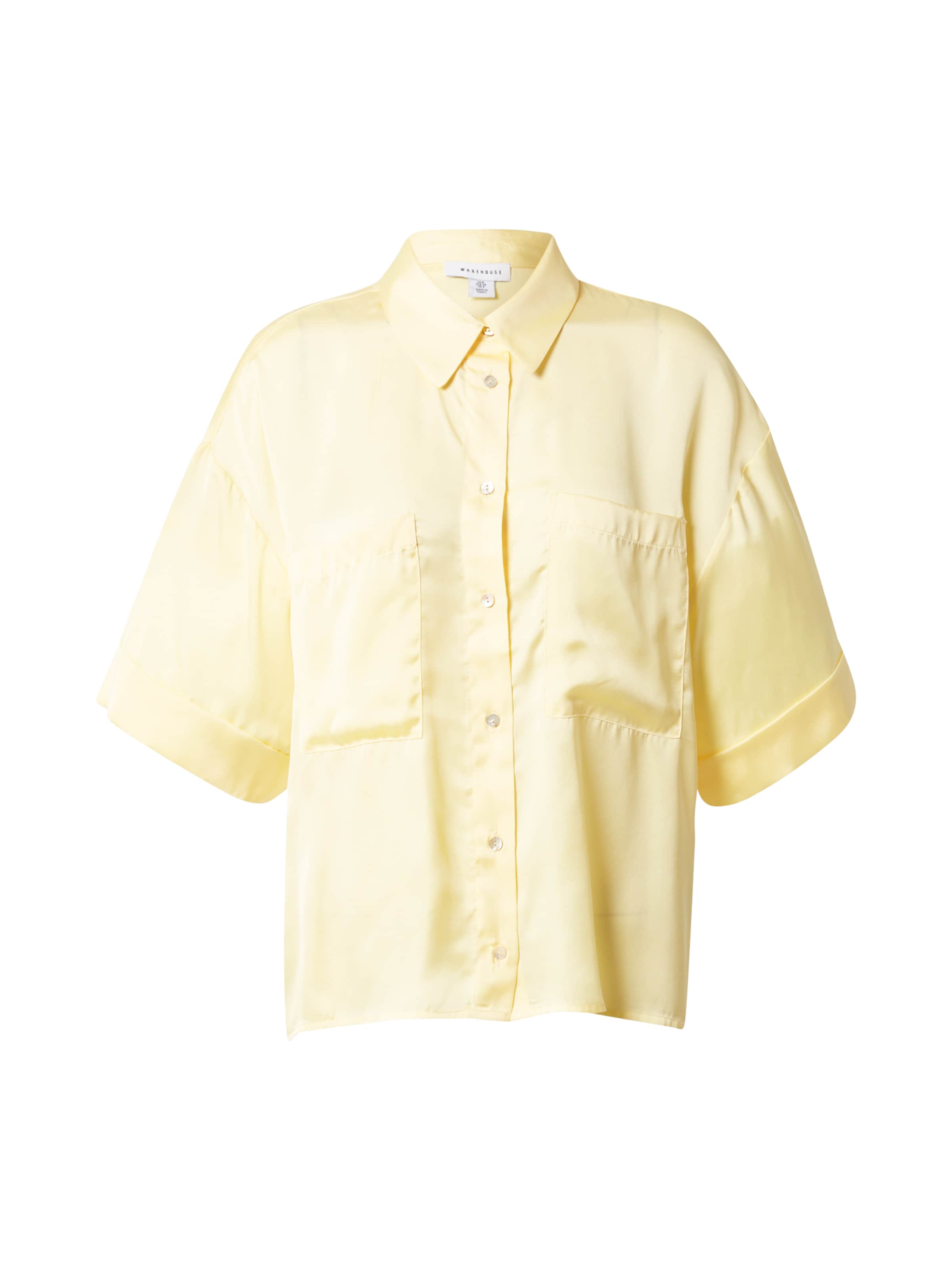 Warehouse Blouse in Geel: voorkant