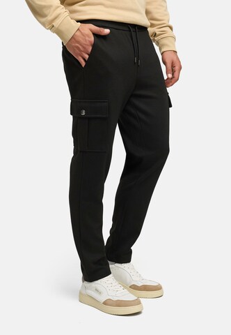 INDICODE JEANS Regular Cargo trousers 'INNezzo' in Black
