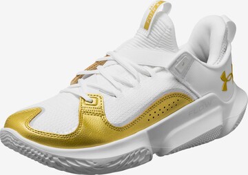 Chaussure de sport 'Flow FUTR X 3' UNDER ARMOUR en blanc : devant