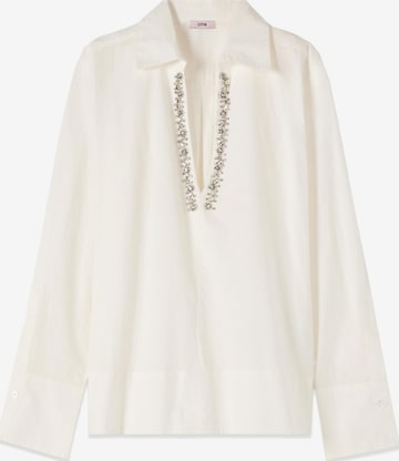 oltre Blouse in Wit: voorkant