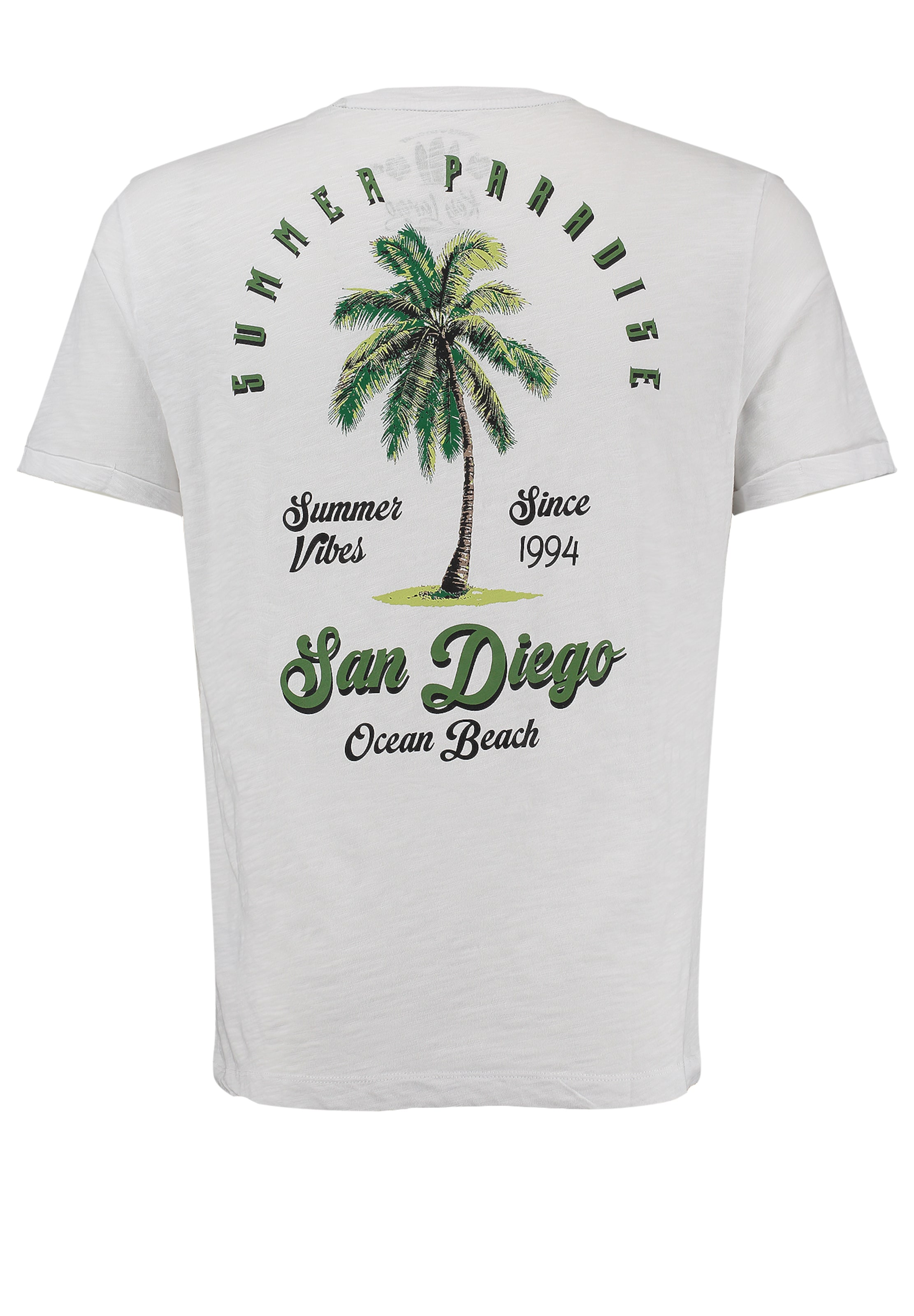 Key Largo Футболка 'San Diego' в Белый