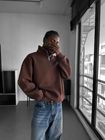 Felpa 'Chocolate' di Kleidermafia in marrone