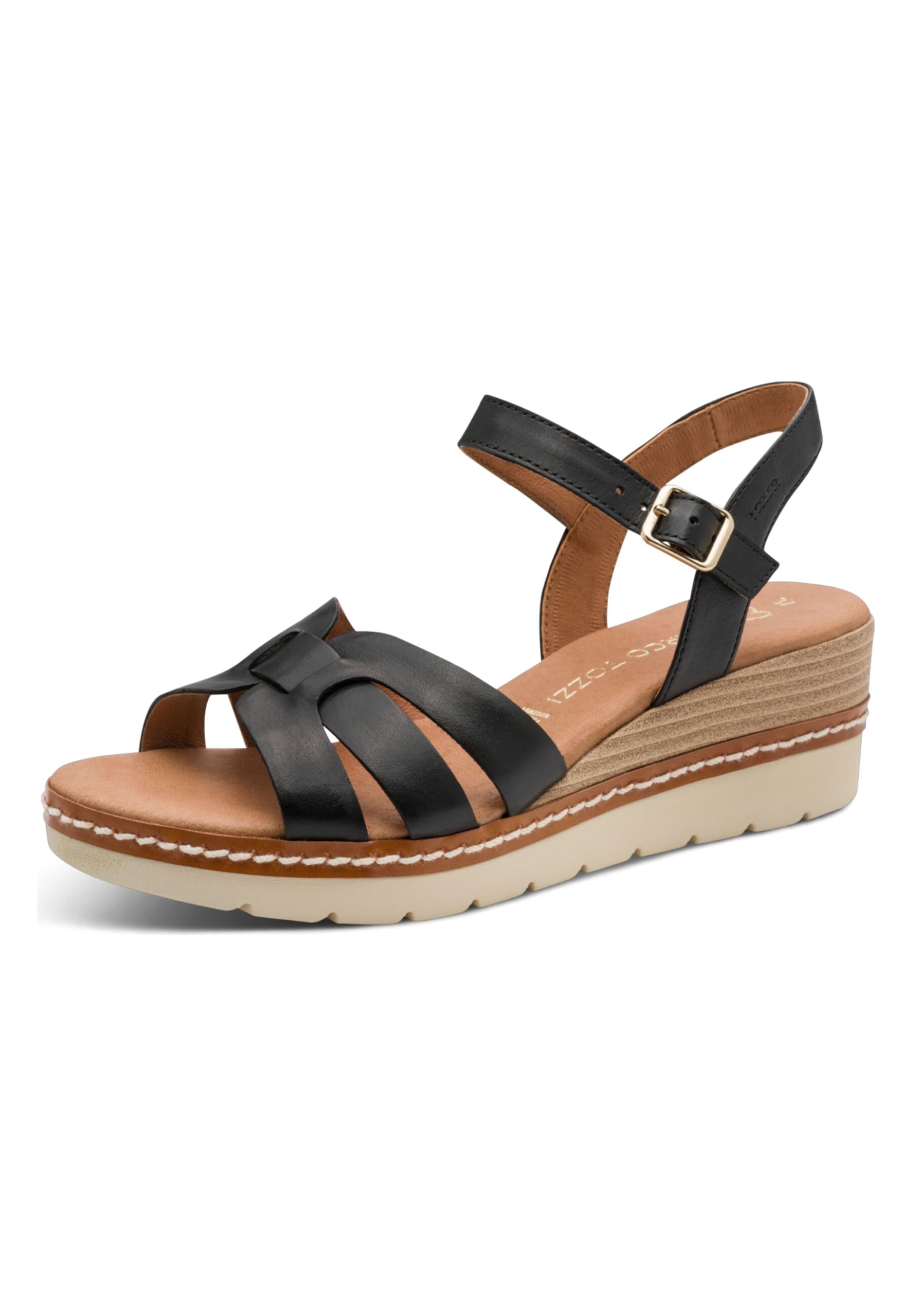 Sandales MARCO TOZZI en noir : devant