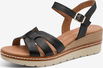 Sandales MARCO TOZZI en noir : devant