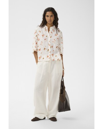 SOAKED IN LUXURY Bluse 'Bianca' i hvid