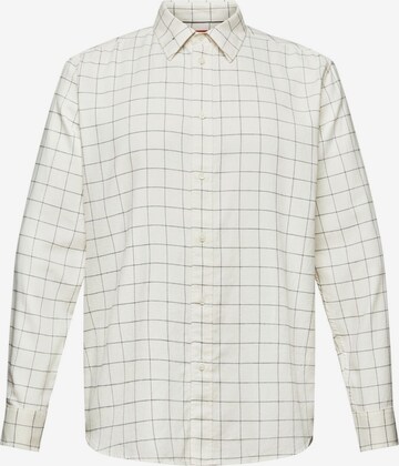 Coupe regular Chemise ESPRIT en blanc : devant