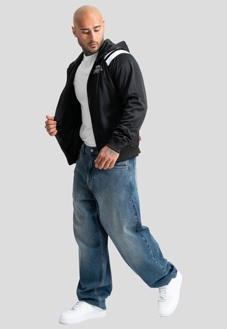 Lonsdale London Bluza rozpinana 'Golders' w kolorze czarny